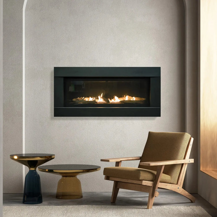 Dreamwood Living offers Stanford 55: large flame area, deluxe controls.