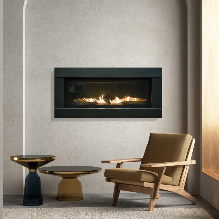 Dreamwood Living offers Stanford 55: large flame area, deluxe controls.