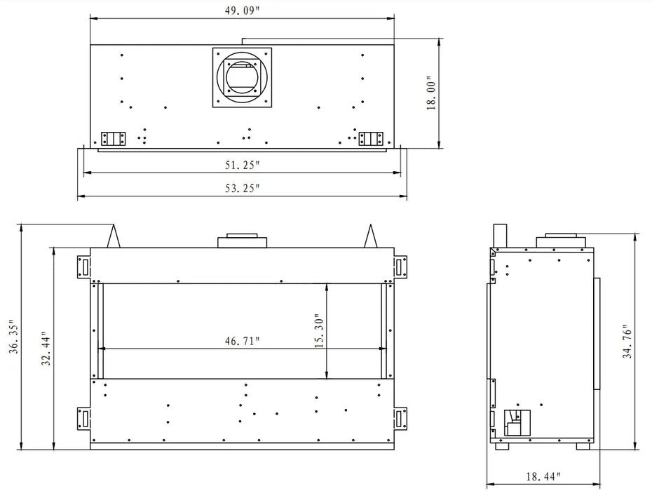 Sierra Flame Vienna 50" Linear Style Gas Fireplace Sierra Flame Dreamwood Living