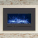 Sierra Flame by Amantii 26" Wall Mount/Flush Mount Electric Fireplace with Deep Charcoal Colored Steel Surround Amantii