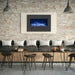 Sierra Flame by Amantii 26" Wall Mount/Flush Mount Electric Fireplace with Deep Charcoal Colored Steel Surround Amantii