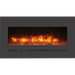 Sierra Flame by Amantii 34" Wall Mount/Flush Mount Electric Fireplace with Deep Charcoal Colored Steel Surround Amantii