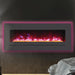 Sierra Flame by Amantii 48" Wall Mount/Flush Mount Electric Fireplace with Deep Charcoal Colored Steel Surround Amantii