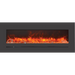 Sierra Flame by Amantii 48" Wall Mount/Flush Mount Electric Fireplace with Deep Charcoal Colored Steel Surround Amantii