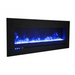 Sierra Flame by Amantii 48" Wall Mount/Flush Mount Electric Fireplace with Deep Charcoal Colored Steel Surround Amantii