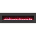 Sierra Flame by Amantii 72" Wall Mount/Flush Mount Electric Fireplace with Deep Charcoal Colored Steel Surround Amantii