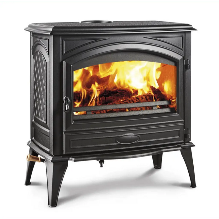 Sierra Flame by Amantii Lynwood W76 Cast Iron Free Stand Wood Stove Fireplace Amantii