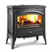 Sierra Flame by Amantii Lynwood W76 Cast Iron Free Stand Wood Stove Fireplace Amantii