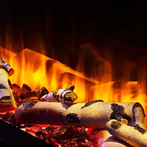 SimpliFire Allusion Edge Glowing Birch Log Set for Allusion Edge Fireplaces SimpliFire Dreamwood Living