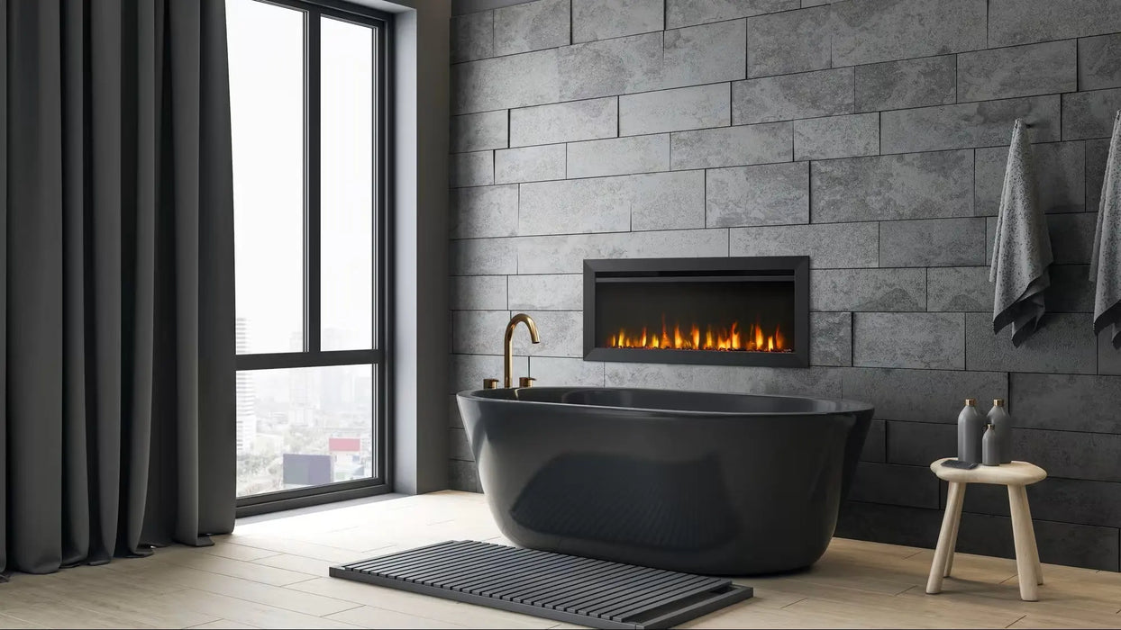 SimpliFire Allusion Slim 40" Electric Fireplace SimpliFire