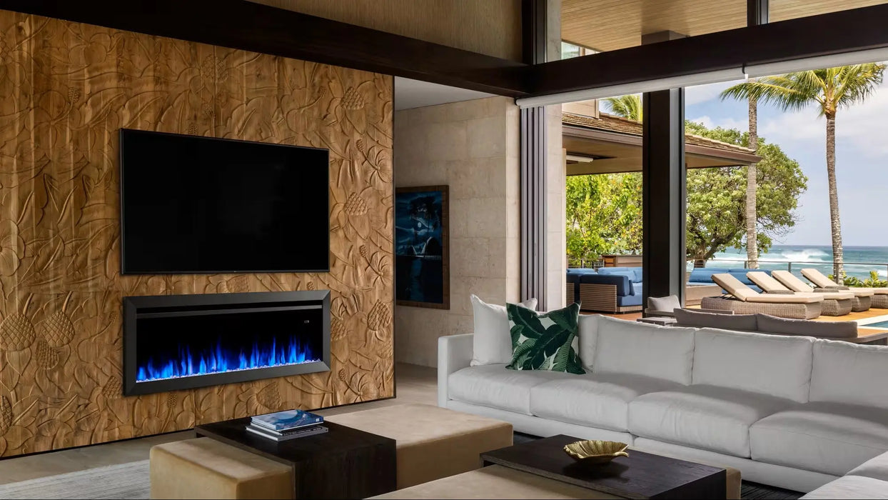 SimpliFire Allusion Slim 50" Electric Fireplace SimpliFire