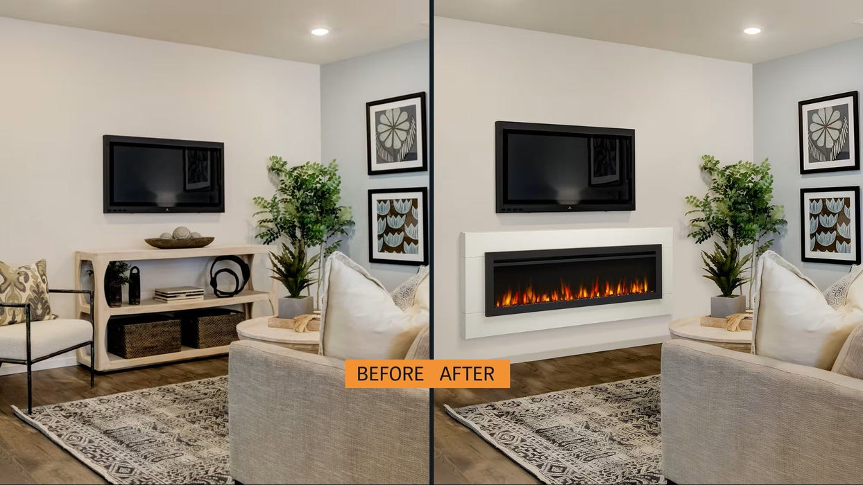 SimpliFire Allusion Slim 40" Electric Fireplace SimpliFire