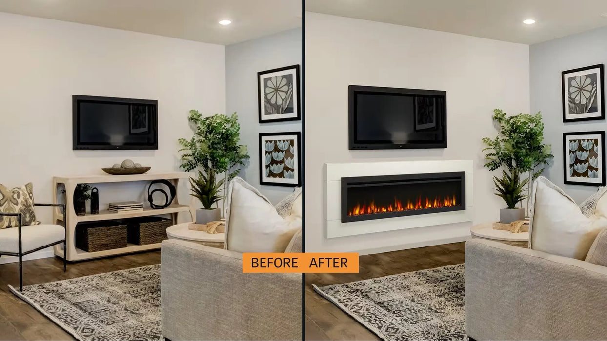 SimpliFire Allusion Slim 40" Electric Fireplace SimpliFire