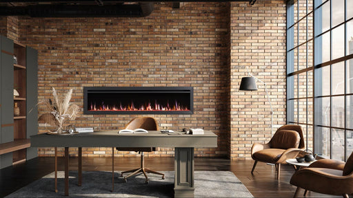 SimpliFire Allusion Slim 72" Electric Fireplace SimpliFire