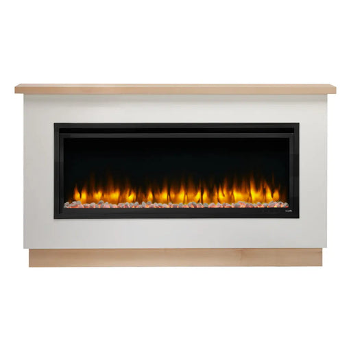 SimpliFire Modern Farmhouse Style Boyd Build-Out Kit for 50" Allusion Platinum SimpliFire