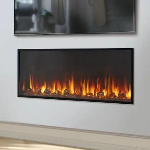 SimpliFire Scion 43" Built-in Linear Electric Fireplace SimpliFire Dreamwood Living