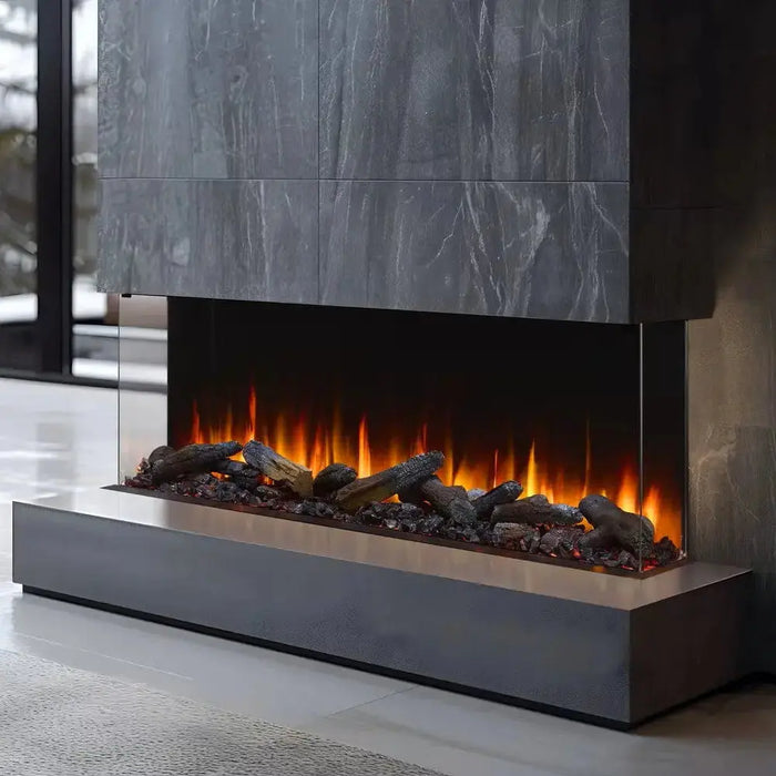 SimpliFire Triton 78" Linear Electric Fireplace SimpliFire