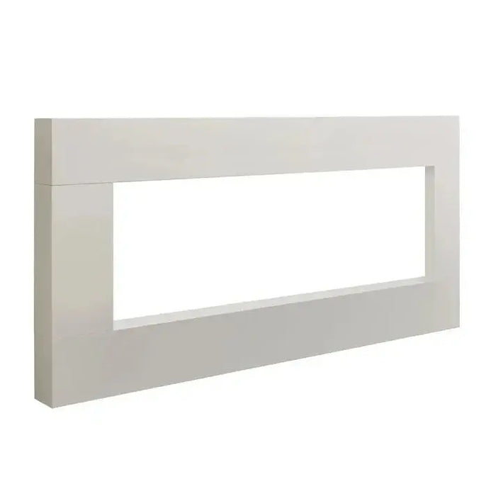 SimpliFire White Wall Mount Surround Kit for Allusion Slim Fireplace SimpliFire Dreamwood Living