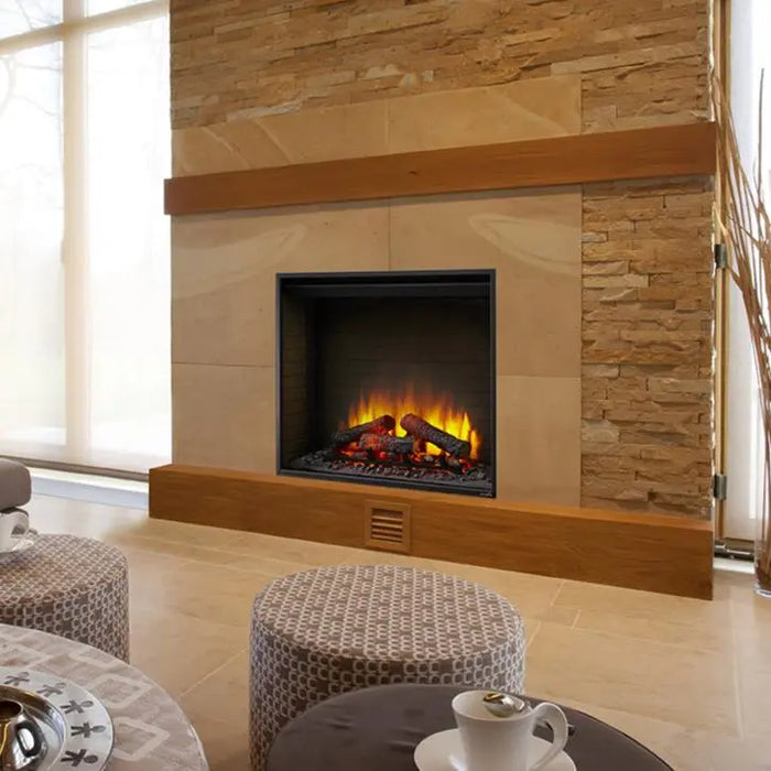 SimpliFire 36" Traditional Built-In Electric Fireplace SimpliFire