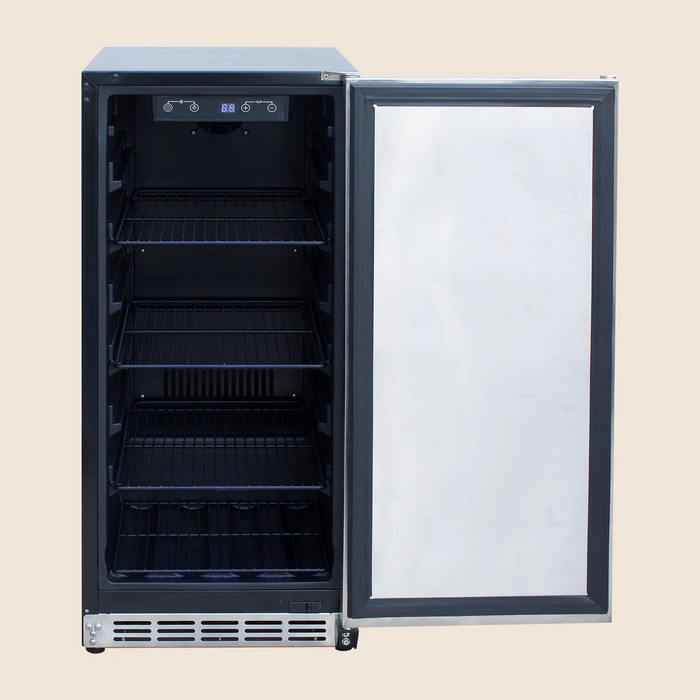 Summerset 15" 3.2 Cu. Ft. Outdoor Refrigerator With Glass Door - RFR-15