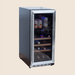 Summerset 15″ 3.2 Cu. Outdoor Rated Dual Zone Wine Cooler - RFR-15WD Summerset