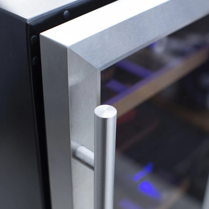 Summerset 15″ 3.2 Cu. Outdoor Rated Dual Zone Wine Cooler - RFR-15WD Summerset