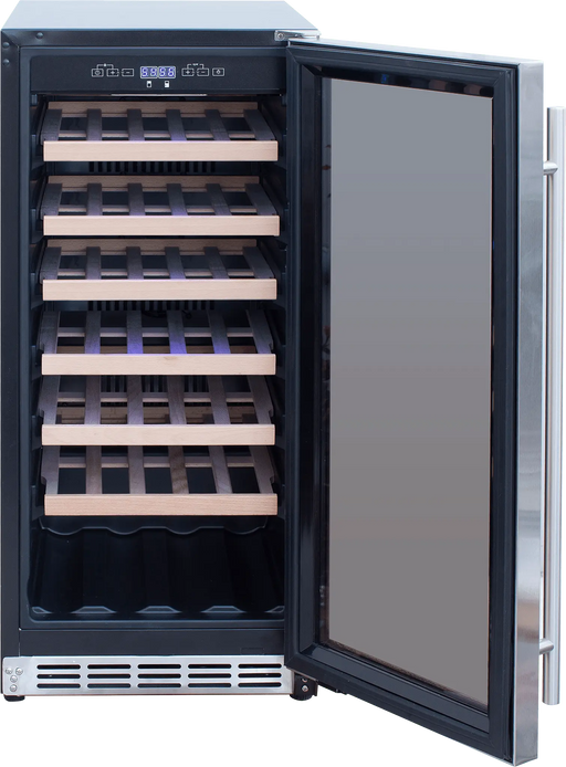 Summerset 15″ 3.2 Cu. Outdoor Rated Single Zone Wine Cooler - RFR-15W Summerset
