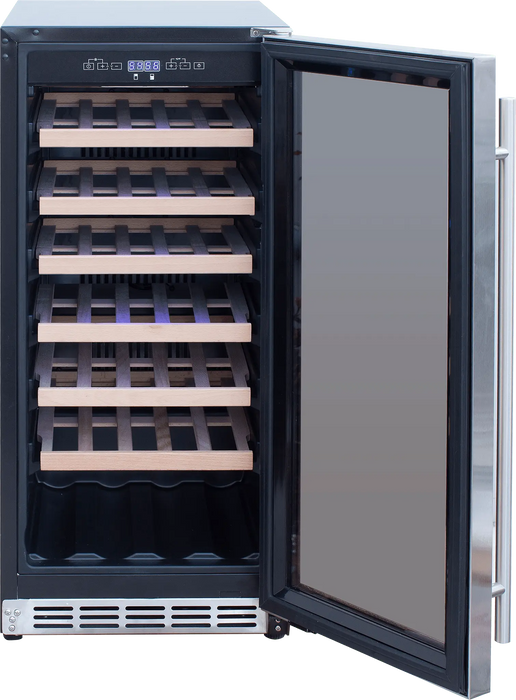 Summerset 15″ 3.2 Cu. Outdoor Rated Single Zone Wine Cooler - RFR-15W Summerset