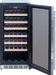Summerset 15″ 3.2 Cu. Outdoor Rated Single Zone Wine Cooler - RFR-15W Summerset