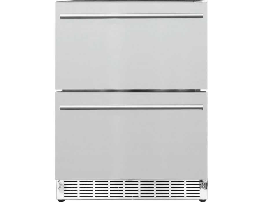 Summerset 24″ 5 Cu. Deluxe Outdoor Rated 2-Drawer Refrigerator - RFR-24DR2-A Summerset