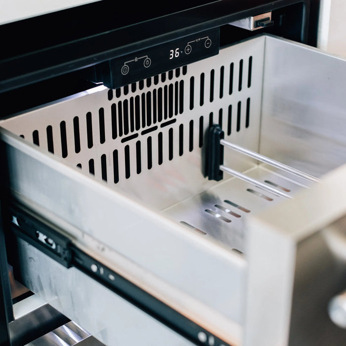 Summerset 24″ 5 Cu. Deluxe Outdoor Rated 2-Drawer Refrigerator - RFR-24DR2-A Summerset