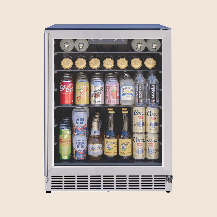 Summerset 24″ 5 Cu. Outdoor Rated Refrigerator w/ Glass Door - RFR-24G