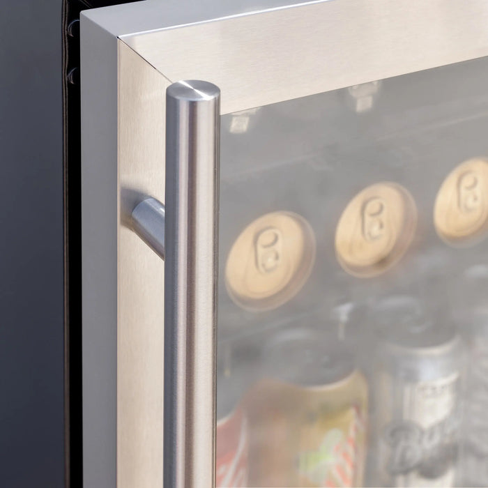Summerset 24″ 5 Cu. Outdoor Rated Refrigerator w/ Glass Door - RFR-24G