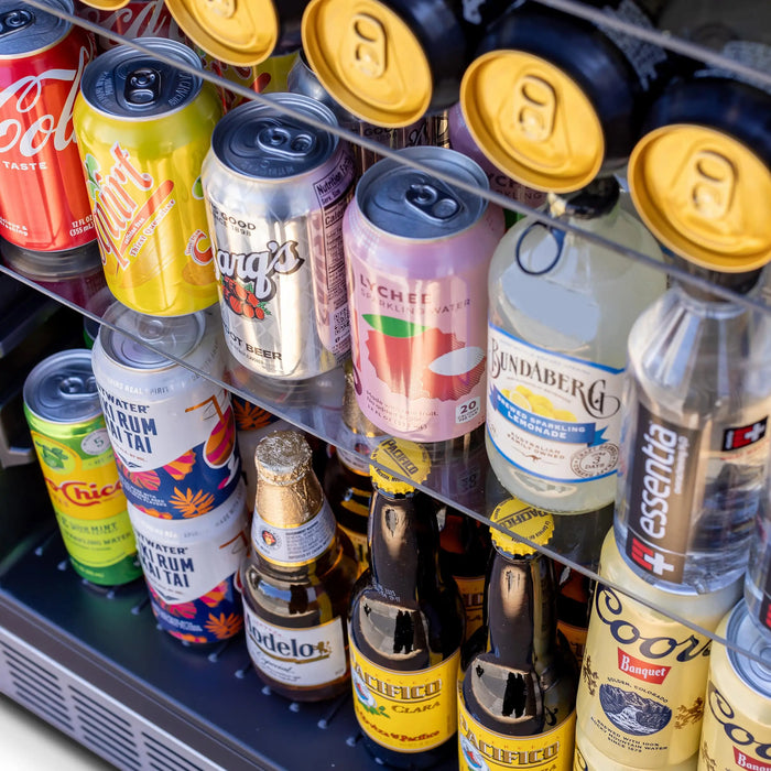 Summerset 24″ 5 Cu. Outdoor Rated Refrigerator w/ Glass Door - RFR-24G Summerset