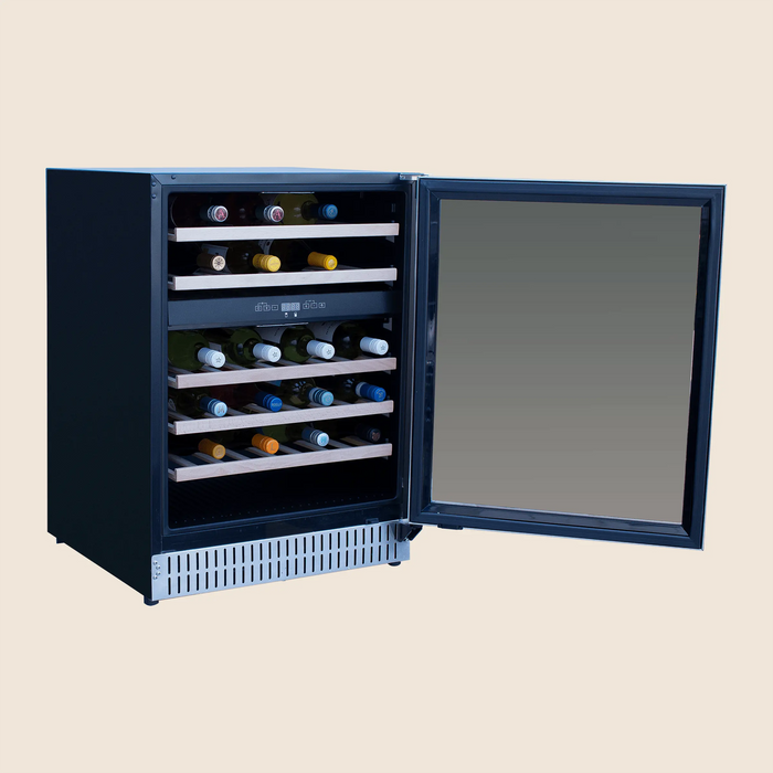Summerset 24" 5.1 Cu. Ft. Outdoor Dual Zone Wine Cooler - RFR-24WD Summerset