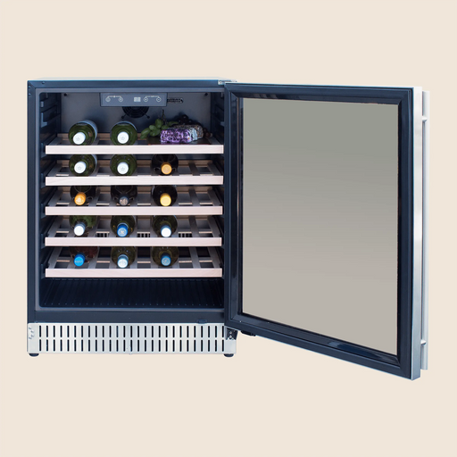Summerset 24" 5.1 Cu. Ft. Outdoor Single Zone Wine Cooler - RFR-24W Summerset