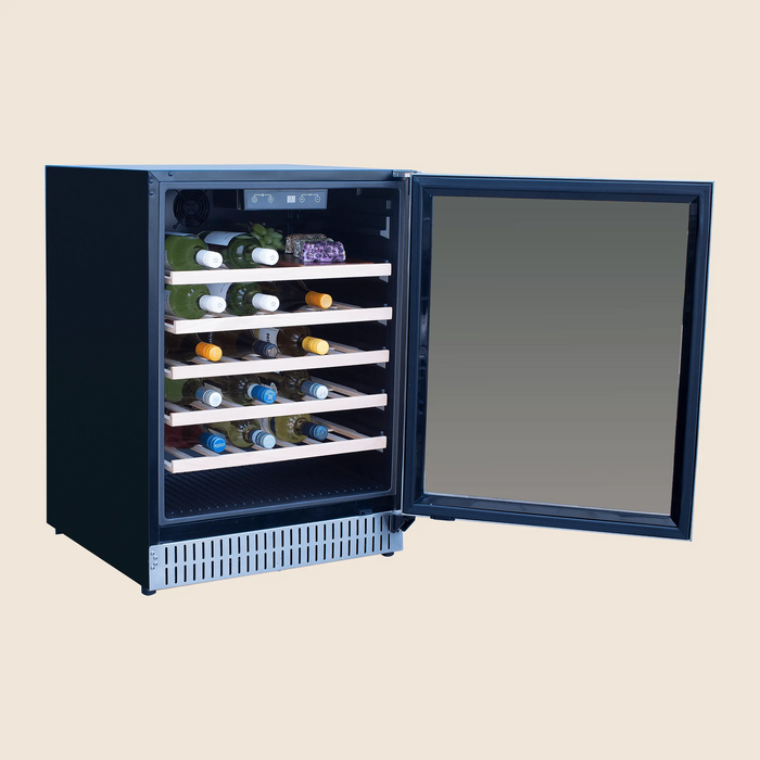 Summerset 24" 5.1 Cu. Ft. Outdoor Single Zone Wine Cooler - RFR-24W Summerset
