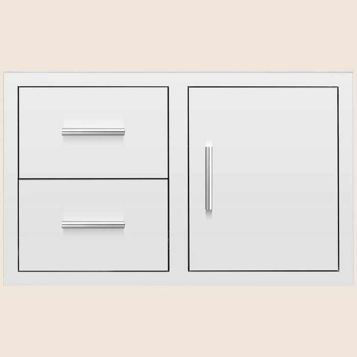 Summerset 30" Flush Mount 2 Drawer & Access Door Combo - DC2 Summerset