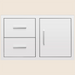 Summerset 30" Flush Mount 2 Drawer & Access Door Combo - DC2 Summerset