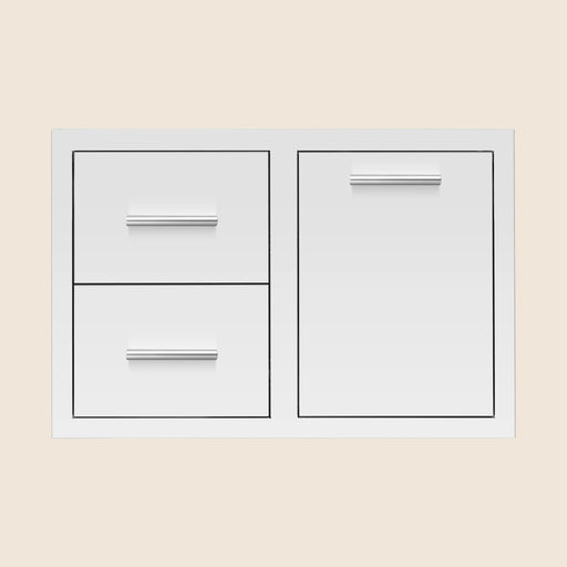 Summerset 33" 2 Drawer and Propane Tank Pullout Drawer Combo - DC2-33LP Summerset