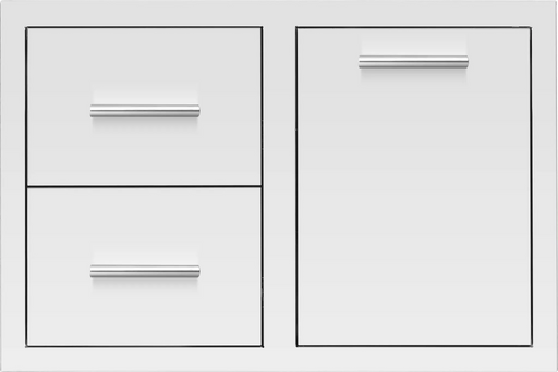 Summerset 33" 2 Drawer and Propane Tank Pullout Drawer Combo - DC2-33LP Summerset