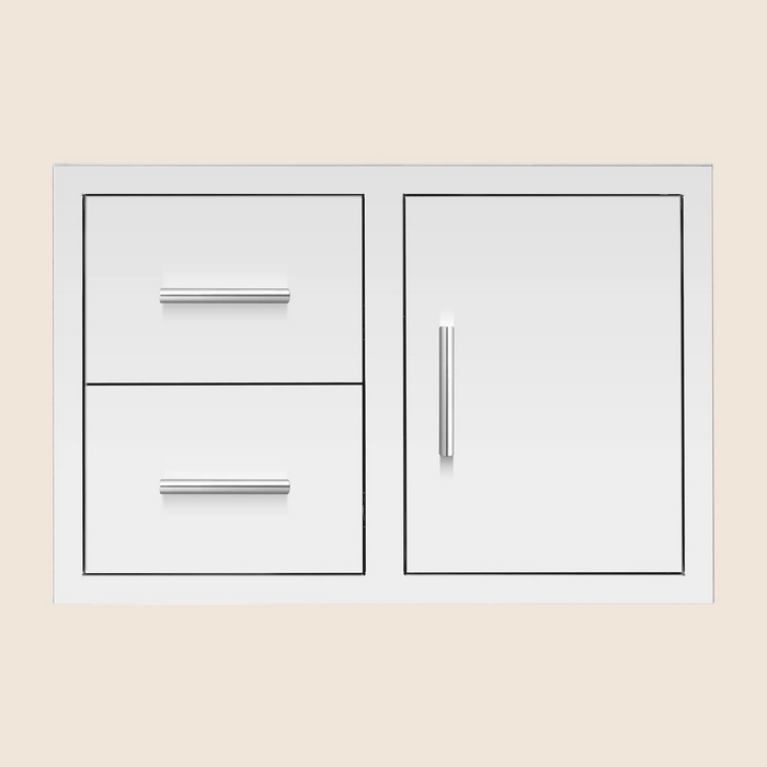Summerset 33" Masonry 2-Drawer & Access Door Combo - DC2-33M Summerset