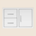 Summerset 33" Masonry 2-Drawer & Access Door Combo - DC2-33M Summerset