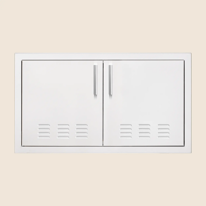 Summerset 33" Vented Stainless Steel Double Access Door - SSDD-33V Summerset