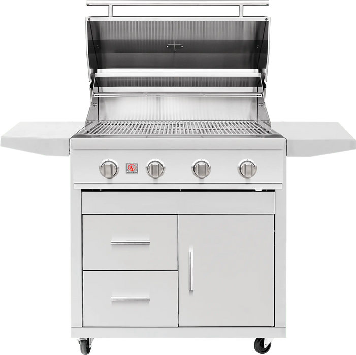 Summerset Deluxe Cart for 32″ Sizzler / Sizzler Pro Grill - CART-SZR32-DC Summerset Dreamwood Living