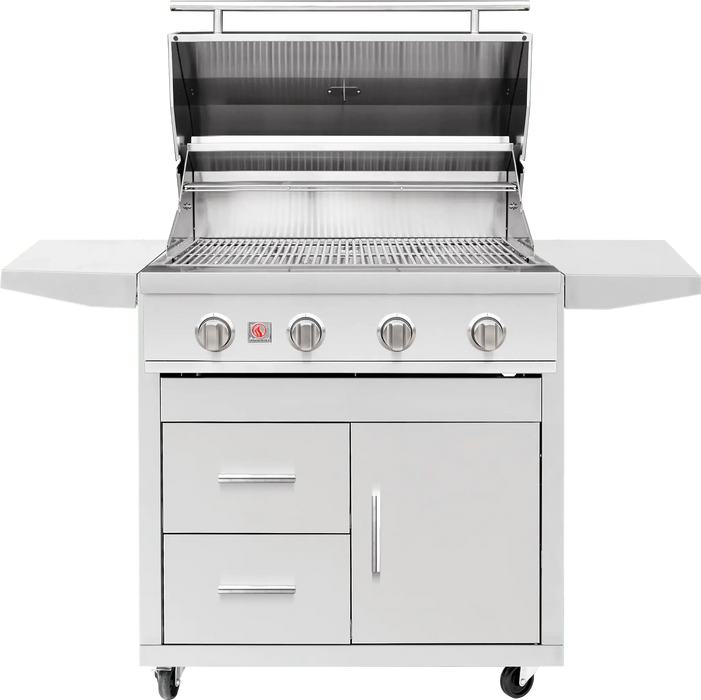 Summerset Deluxe Cart for 32″ Sizzler / Sizzler Pro Grill - CART-SZR32-DC Summerset Dreamwood Living