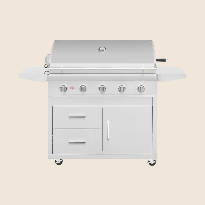 Summerset Deluxe Cart for 40″ Sizzler / Sizzler Pro Grill - CART-SZR40-DC Summerset Dreamwood Living