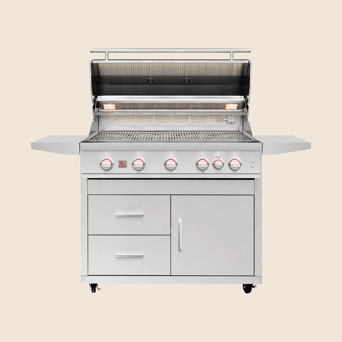 Summerset Deluxe Cart for 40″ Sizzler / Sizzler Pro Grill - CART-SZR40-DC Summerset Dreamwood Living