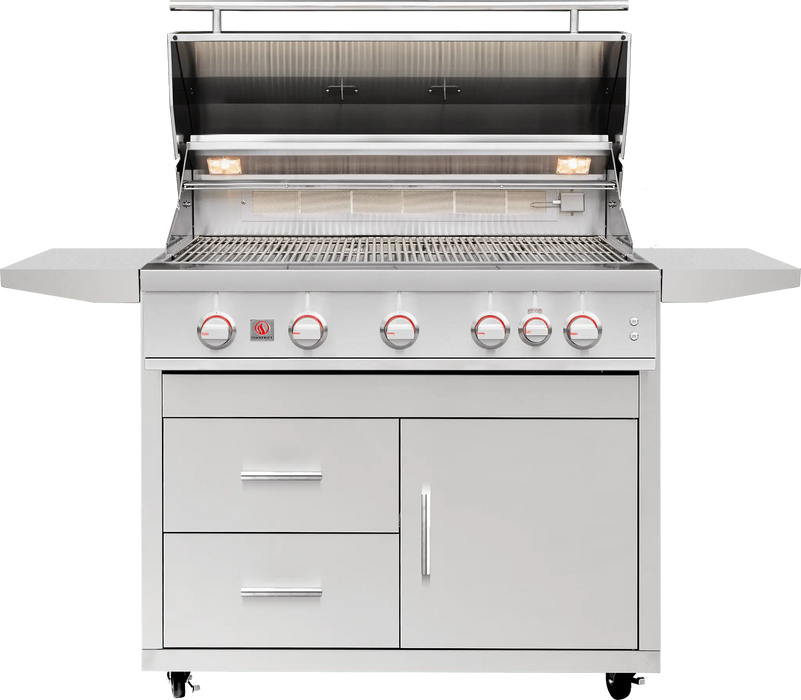 Summerset Deluxe Cart for 40″ Sizzler / Sizzler Pro Grill - CART-SZR40-DC Summerset Dreamwood Living