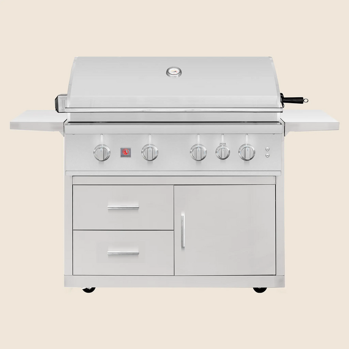 Summerset Deluxe Cart for 40″ TRL Pro Grill - CART-TRL40-DC Summerset Dreamwood Living